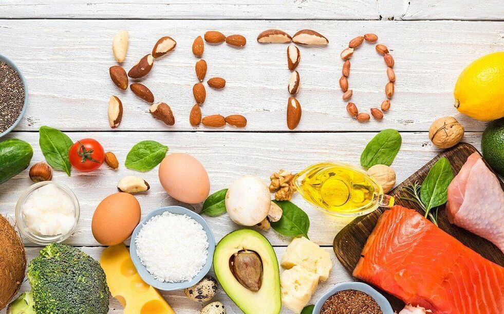 Alimentos dietéticos ceto